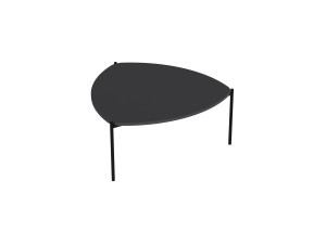 Couchtisch aus Holz "Lenny" - 90 x 89 x 40 cm - Anthrazit