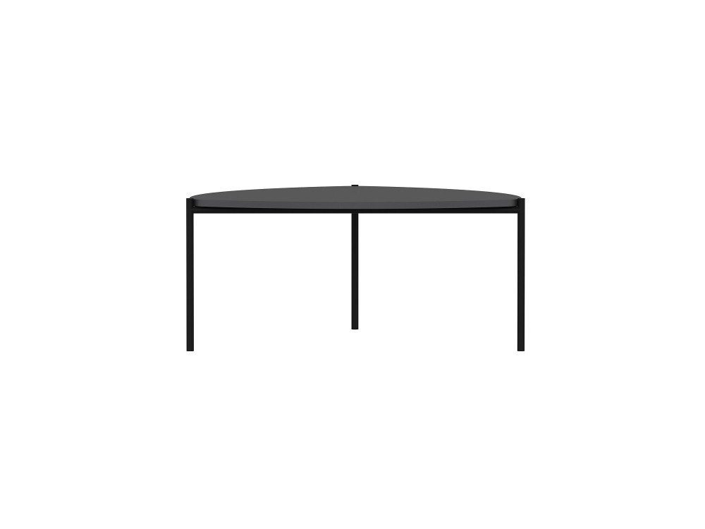 Couchtisch aus Holz "Lenny" - 90 x 89 x 40 cm - Anthrazit