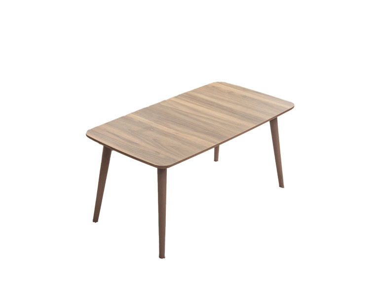 Holz Couchtisch "Luci" 100 x 53 x 45 cm - Nussbaum