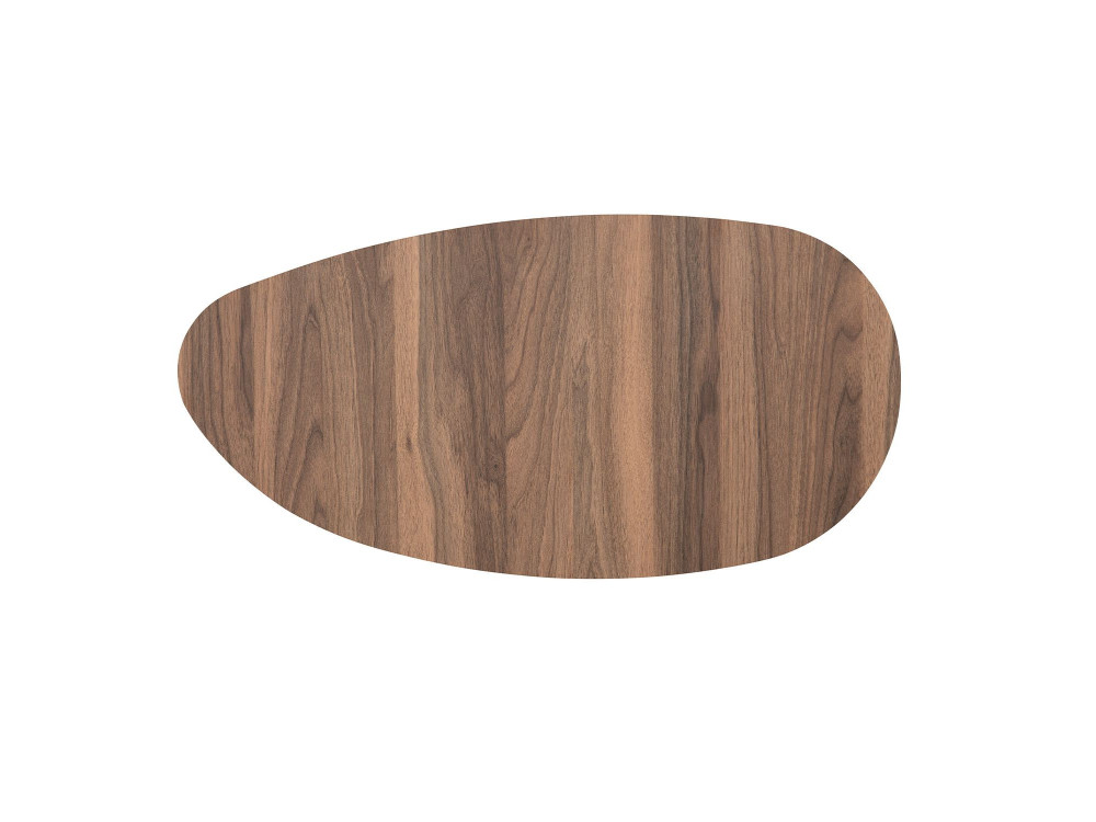 Holz Couchtisch "Nora" 100 x 50 x 45 cm - Nussbaum