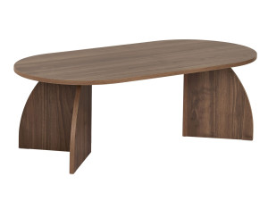 Holz Couchtisch "Melina" 120 x 60 x 40 cm - Nussbaum