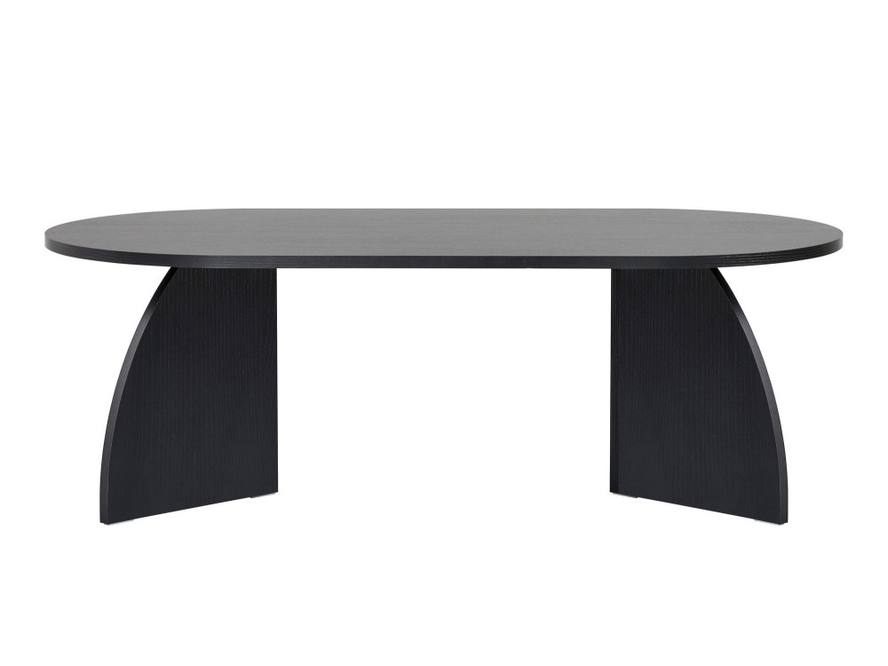Couchtisch aus Holz "Melina" 120 x 60 x 40 cm - Schwarzes Holz