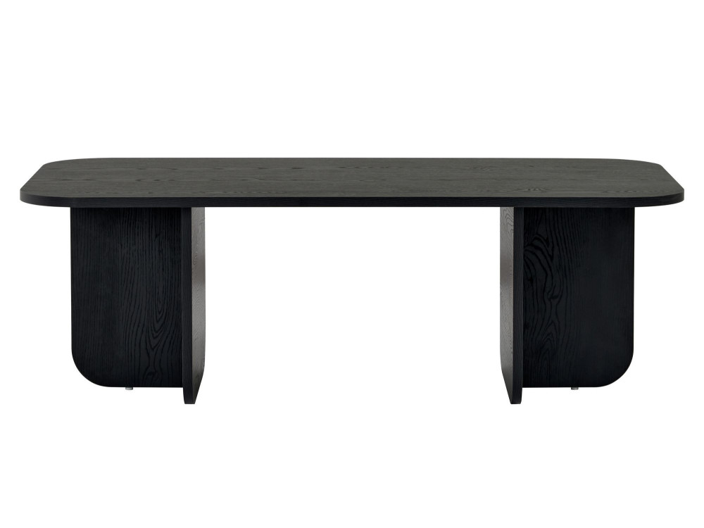 Couchtisch aus Holz "Akira" 120 x 60 x 41 cm - Schwarzes Holz