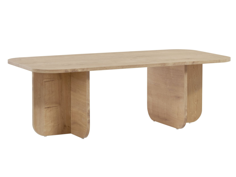 Couchtisch aus Holz "Akira" 120 x 60 x 41 cm - Saphir-Eiche