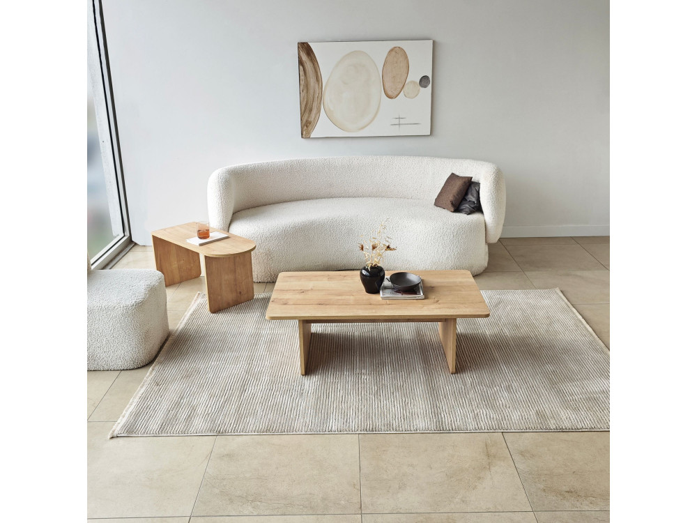 Couchtisch-Set aus Holz "Paris" 105 x 60 x 35 cm - Bronze