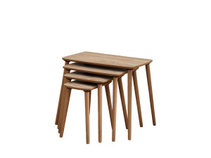 Satztisch (4 Teile) aus Holz "Luci" 70 x 40 x 55 cm - Eiche