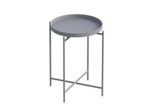 Metall-Couchtisch "Sheby" 46 x 46 x 56 cm - Grau