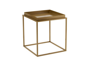 Metall-Couchtisch "Koala" 45 x 45 x 52 cm - Gold
