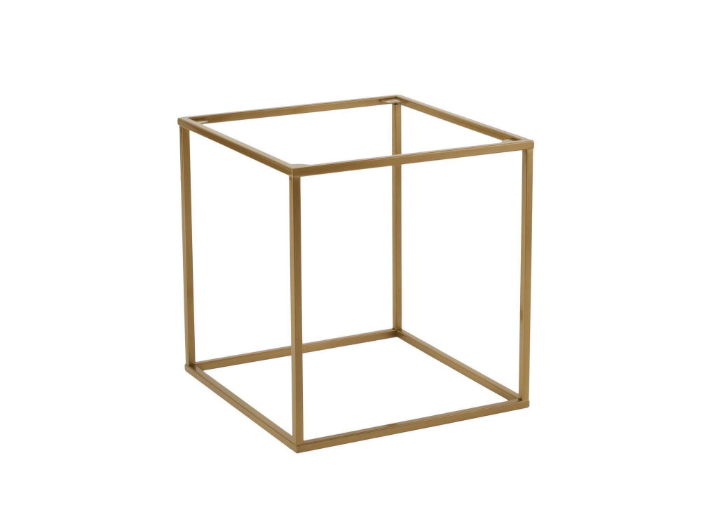 Metall-Couchtisch "Koala" 45 x 45 x 52 cm - Gold