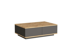 Couchtisch aus Holz "Frew" - 90 x 60 x 28 cm - Braun