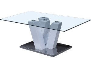 Couchtisch "Gaya" - 110 x 60 x 40 cm -  Weiß lackiert