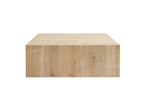 MDF Couchtisch "Prizma" - 90 x 90 x 35 cm - Eiche Saphir