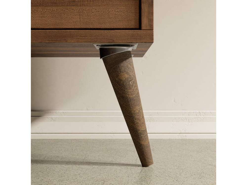Couchtisch aus Holz "Exxen" - 90 x 41 x 54 cm - Anthrazitgrau