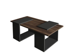 Couchtisch aus Holz "Matris" - 90 x 46 x 37 cm - Braun