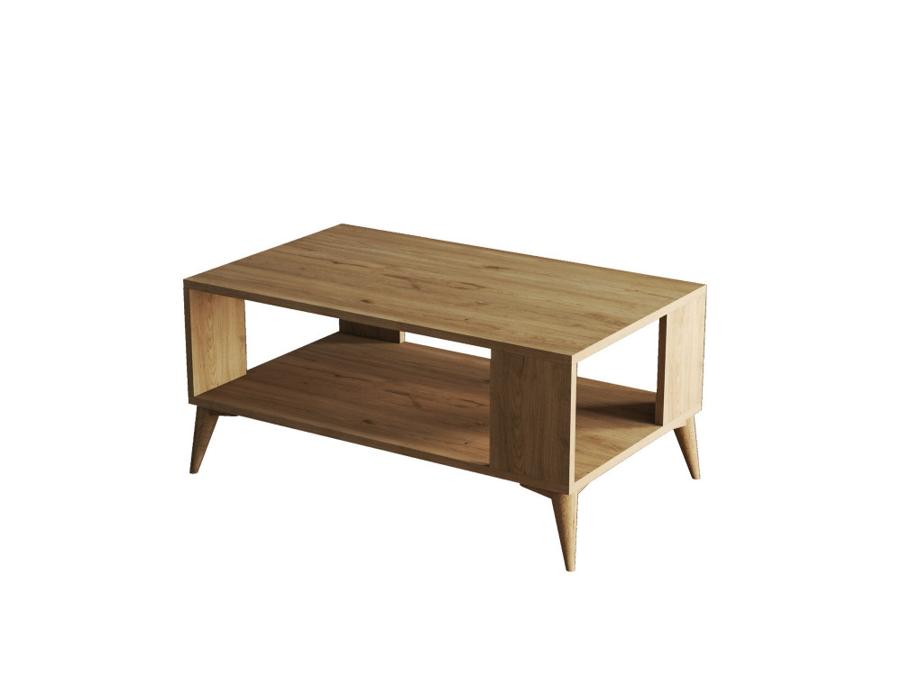 Couchtisch aus Holz "Authentic" - 90 x 41 x 54 cm - Braun