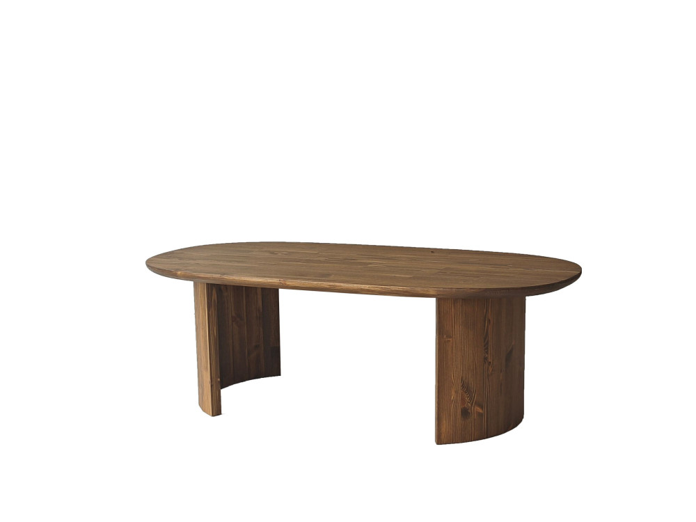 Couchtisch aus Holz "Hudson" - 120 x 60 x 40 cm - Braun