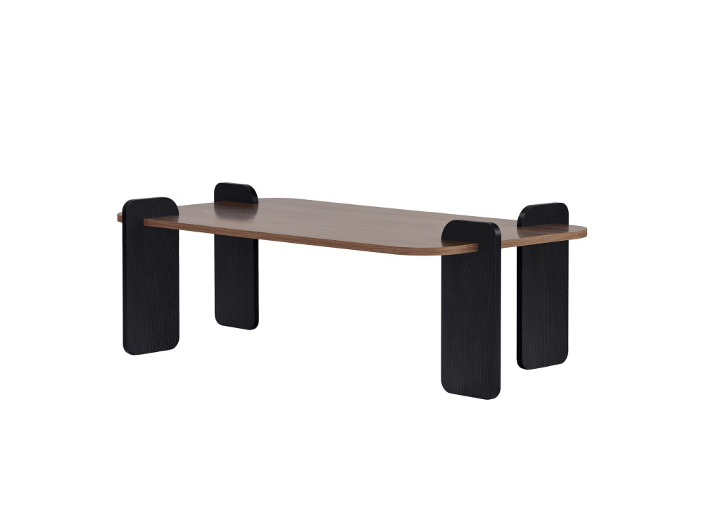 Couchtisch aus Holz "Fuchs" - 120 x 60 x 35 cm - Braun