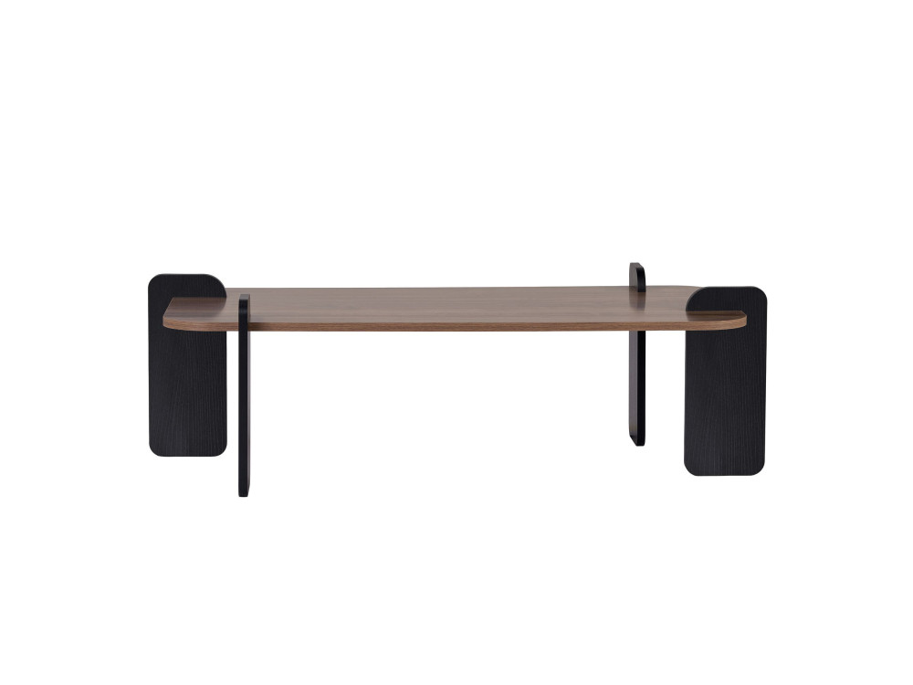 Couchtisch aus Holz "Fuchs" - 120 x 60 x 35 cm - Braun