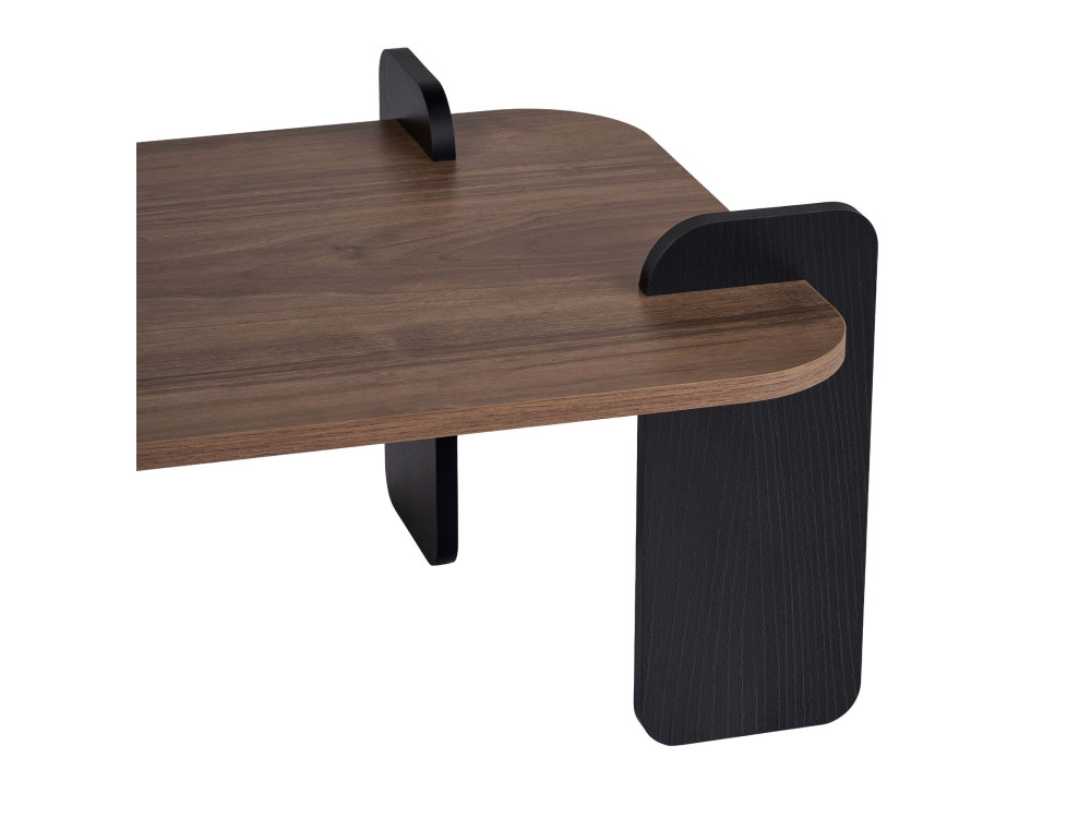 Couchtisch aus Holz "Fuchs" - 120 x 60 x 35 cm - Braun