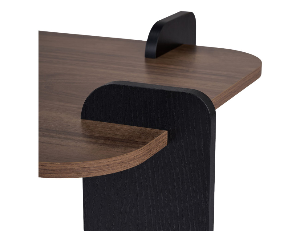 Couchtisch aus Holz "Fuchs" - 120 x 60 x 35 cm - Braun