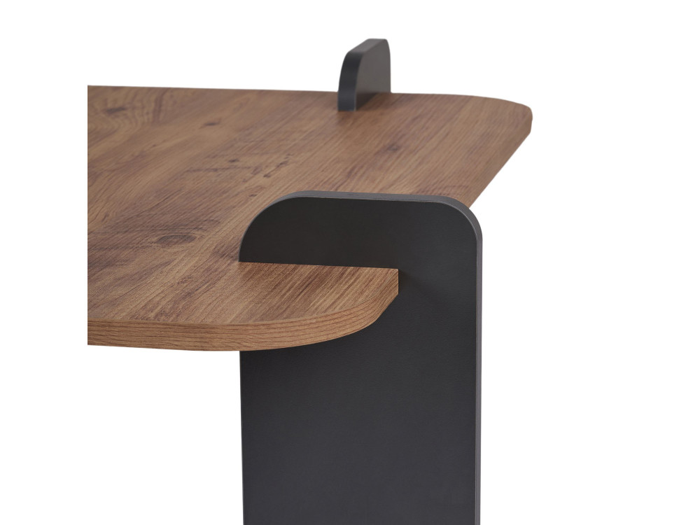 Couchtisch aus Holz "Marais" - 90 x 90 x 35 cm - Hellbraun