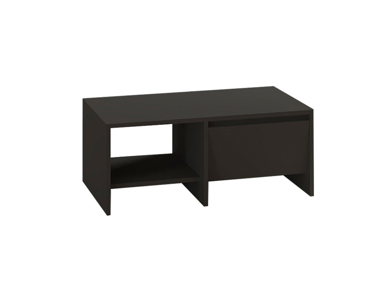 Couchtisch aus Holz "Laris" - 90 x 45 x 35 cm - Anthrazitgrau