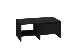 Couchtisch aus Holz "Laris" - 90 x 45 x 35 cm - Schwarz