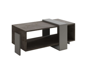 Couchtisch aus Holz "Meleni" - 90 x 49 x 40 cm - Grau