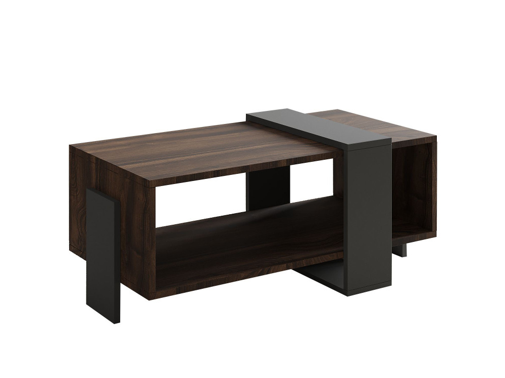 Couchtisch aus Holz "Meleni" - 90 x 49 x 40 cm - Braun