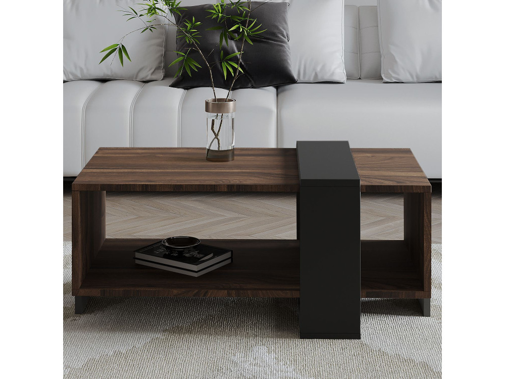 Couchtisch aus Holz "Meleni" - 90 x 49 x 40 cm - Braun