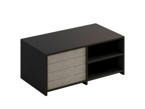 Couchtisch-Set aus Holz "Gord" - 90 x 45 x 44.1 cm - Anthrazit