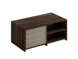 Couchtisch aus Holz "Gord" - 90 x 45 x 44 cm - Braun