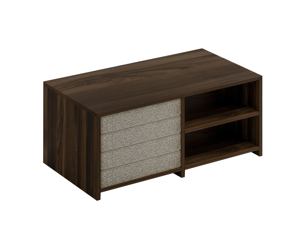 Couchtisch aus Holz "Gord" - 90 x 45 x 44 cm - Braun