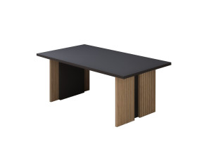 Couchtisch aus Holz "Ravello" - 90 x 50 x 40 cm - Anthrazitgrau