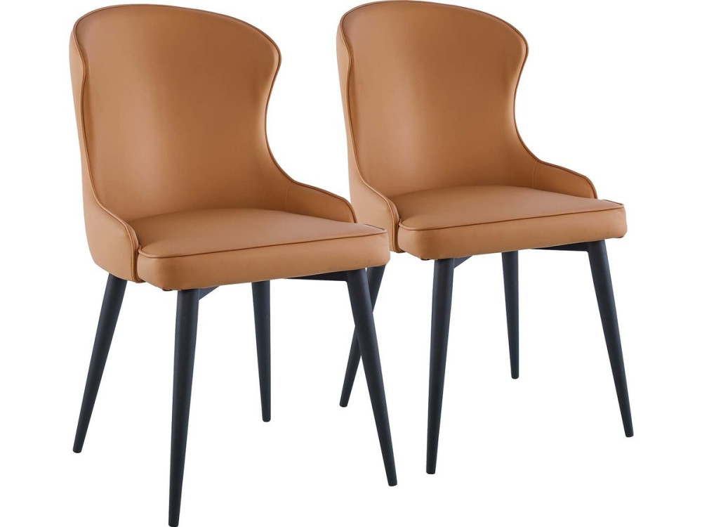 Stühle 2er-Set "Tina" - Braun
