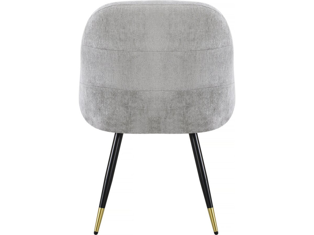 Set mit 2 Stoffstühlen „Harmony“ – 54 x 57 x 90 cm – Hellgrau