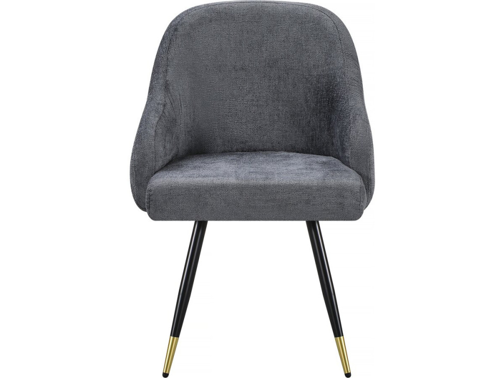 Set mit 2 Stoffstühlen „Harmony“ – 54 x 57 x 90 cm – Grau