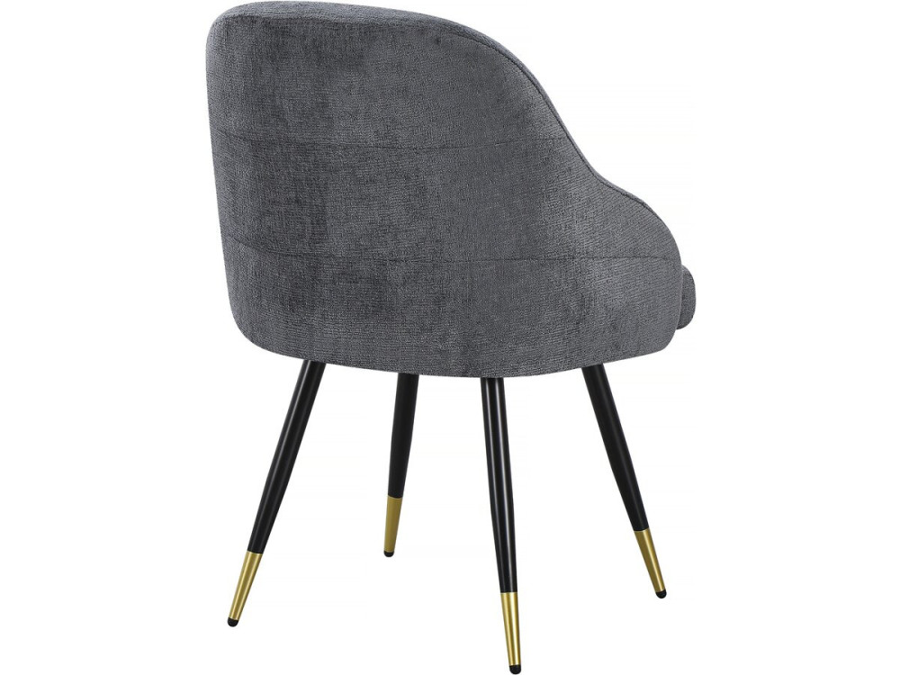 Set mit 2 Stoffstühlen „Harmony“ – 54 x 57 x 90 cm – Grau