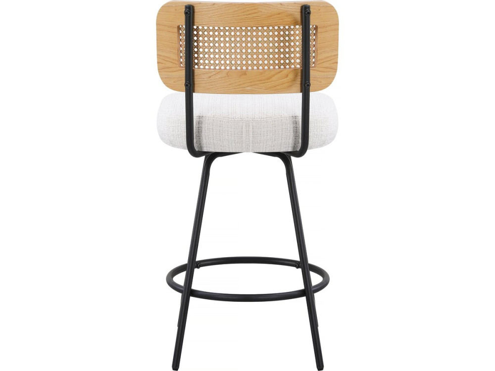 Set mit 2 Stoffhochstühlen „Wilfried“ – 51 x 44 x 95 cm – Beige