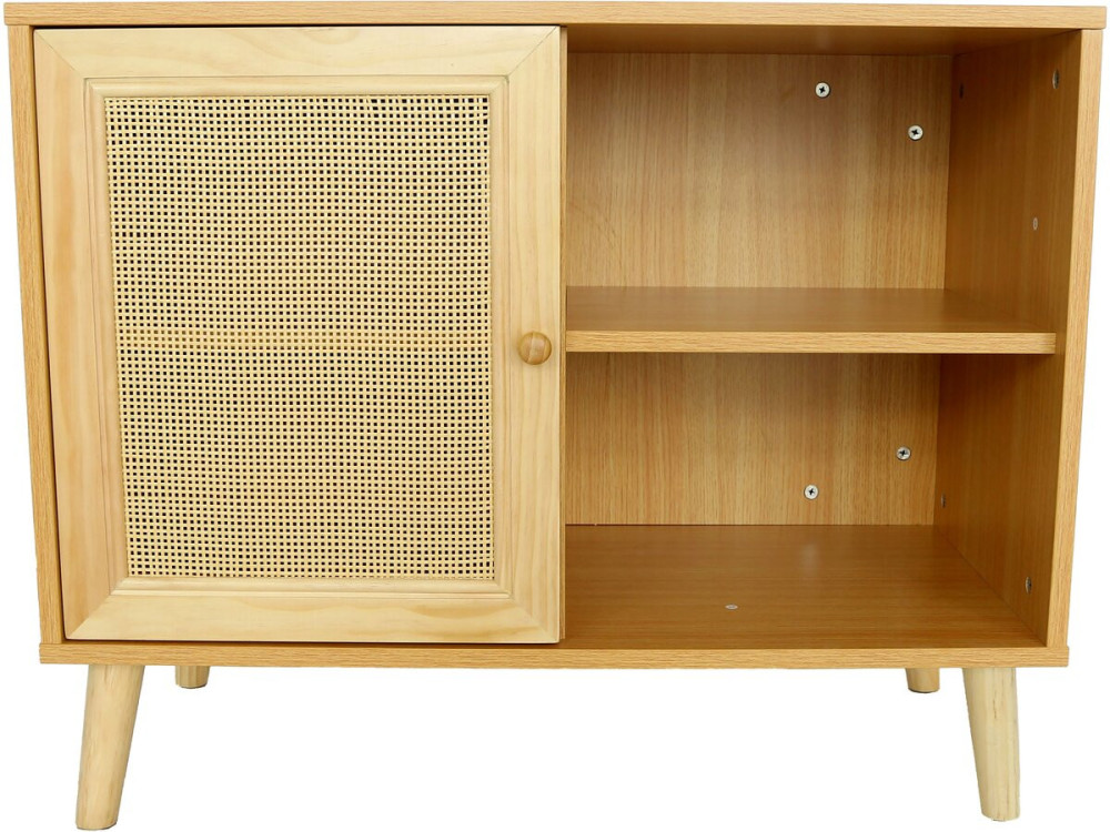 Anrichte aus Holz "Iguane" - 80 x 40 x 66 cm - Braun