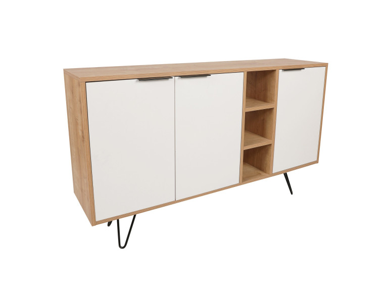 Holzkonsole "Clara" 142 x 35,6 x 83 cm - Eiche