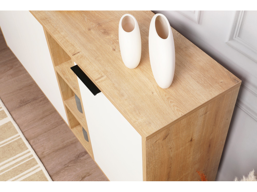 Holzkonsole "Clara" 142 x 35,6 x 83 cm - Eiche