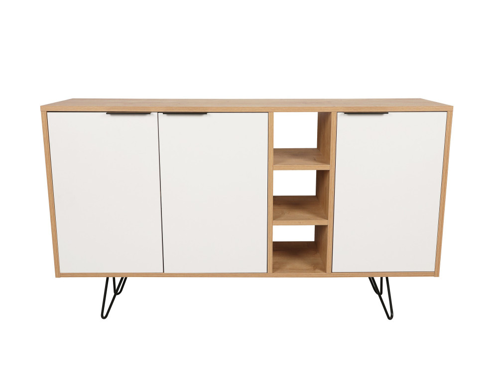 Holzkonsole "Clara" 142 x 35,6 x 83 cm - Eiche