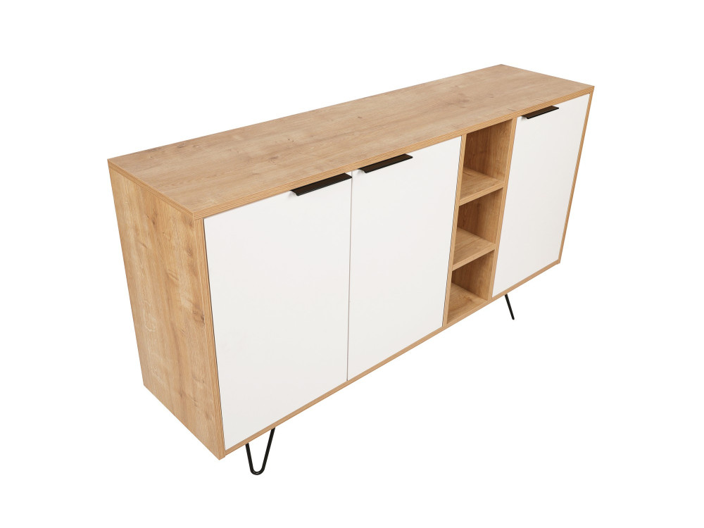 Holzkonsole "Clara" 142 x 35,6 x 83 cm - Eiche
