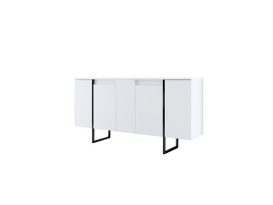 Holzanrichte "Luxe" - 160 x 35 x 80 cm - Weiß