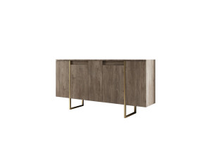 Holzanrichte "Luxe" - 160 x 35 x 80 cm - Braun