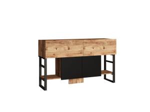 Holzbuffet "Mel" - 140 x 43 x 84 cm - Beige