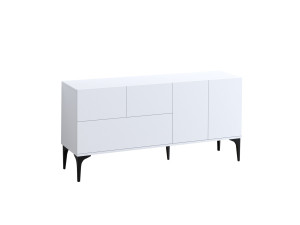 Holzbuffet "Ginny" - 150 x 35 x 75 cm - Weiß