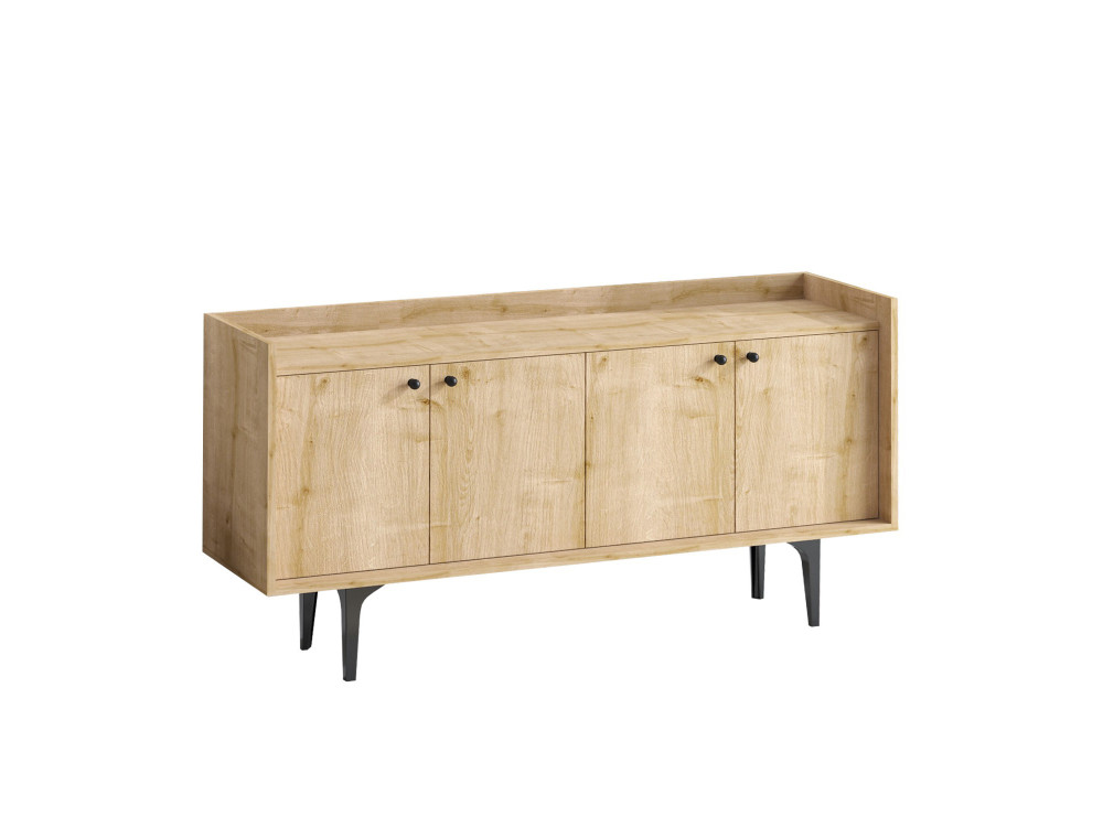 Anrichte aus Holz "Navi" - 150 x 40 x 80 cm - Beige