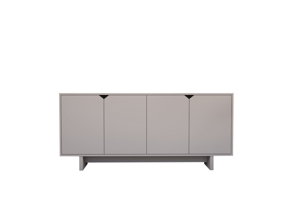 Anrichte aus Holz "Oz" - 180 x 40 x 81 cm - Beige